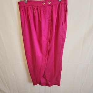 Anthropologie Pink Maxi Skirt